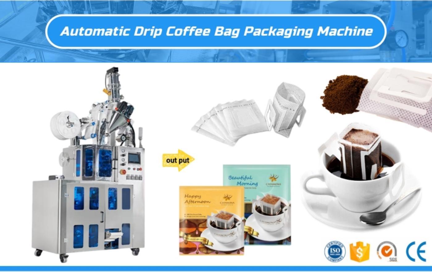 High Accuracy Automatic drip coffee bag filling packaging machine