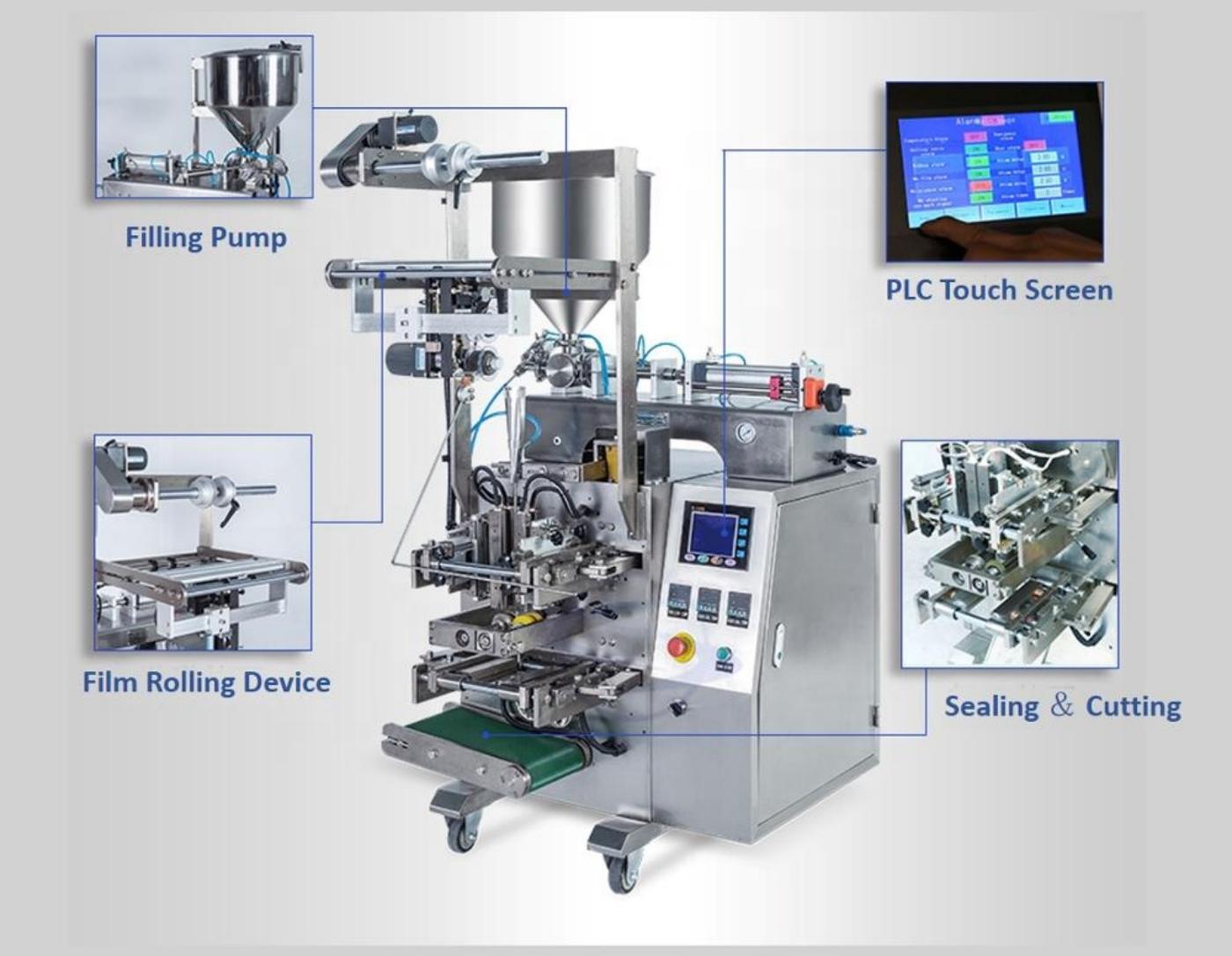 High Speeds Vertical Packaging Machine For Edible Oil