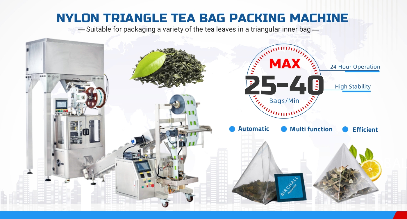 pyramid tea bag packing machine