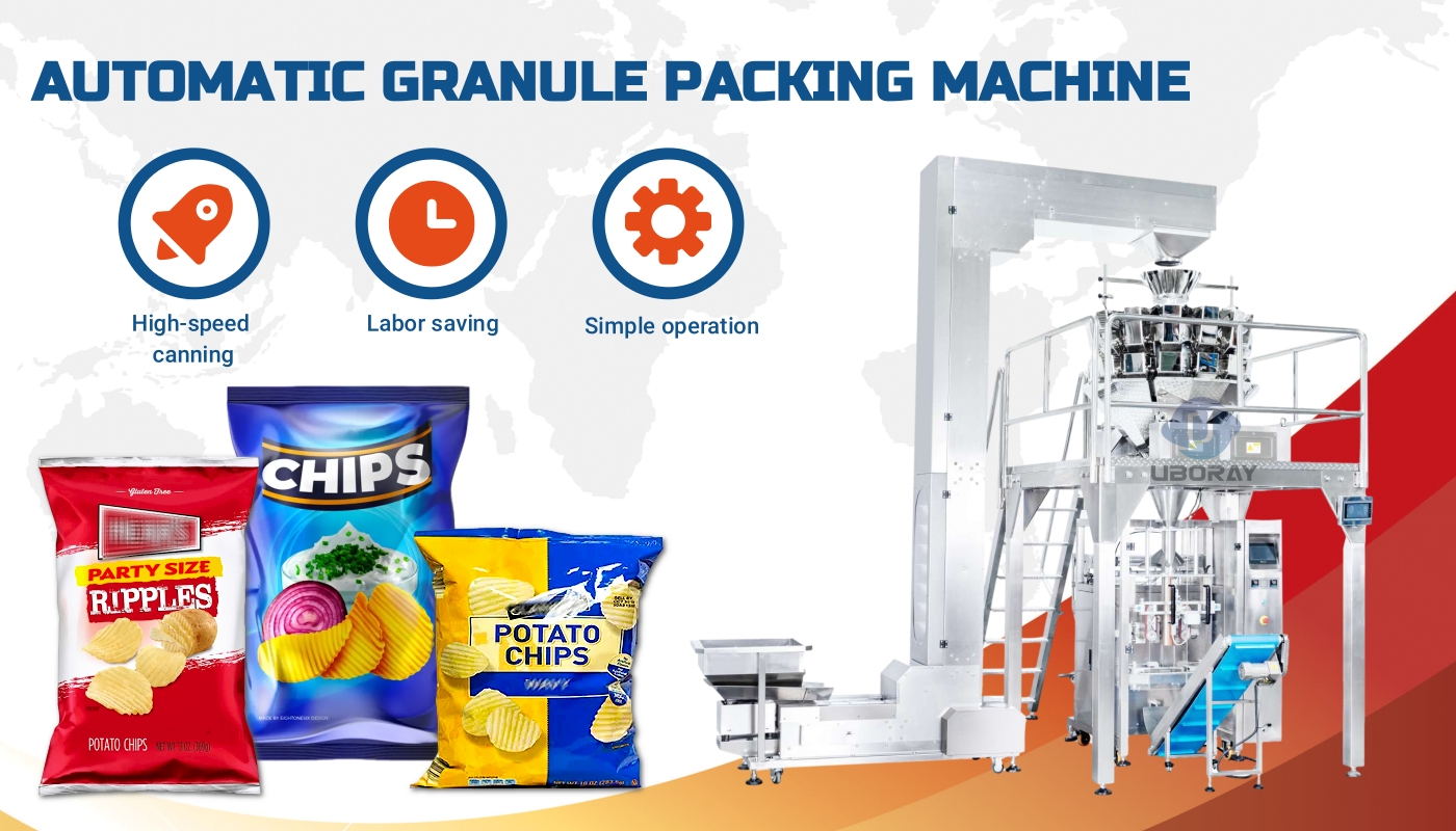 packaging machine for chips