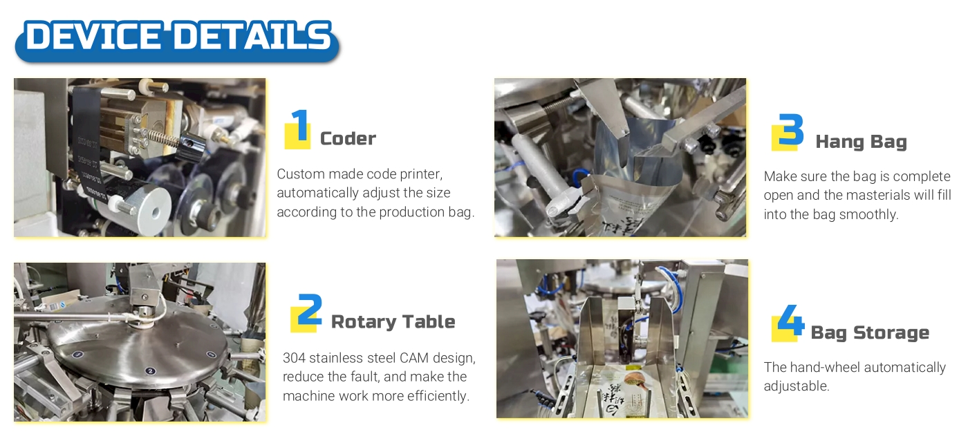 Biscuits Premade Bag Packing Machine