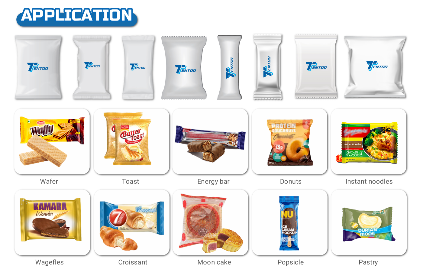 High Efficient Cookie Packaging Machine