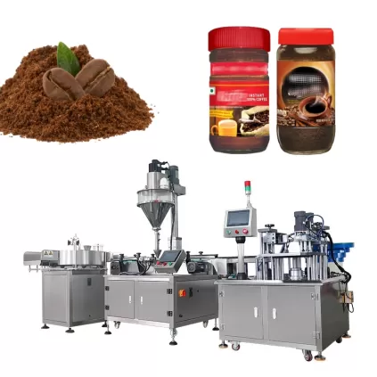 Coffee Powder Bottle Filling Packing Machine